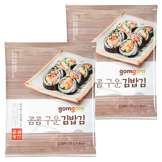 gomgom 壽司用烤海苔, 20g, 2包