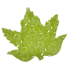 Ideal Wrapping 毅典 楓葉麻糬紙 L120 200張±1% 耐熱溫度-20℃〜220℃ 食品調理用一次性用紙, 綠楓葉, 1組