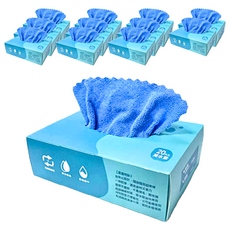 超細纖維抽取式抹布 22x22cm 擦拭玻璃, 20條, 12盒
