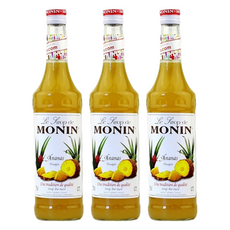 MONIN 莫寧 鳳梨糖漿, 700ml, 3瓶