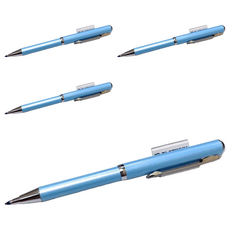 PLATINUM 白金牌 原子筆 BDB-350, 淺藍色, 4支