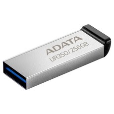 ADATA 威剛 USB3.2 隨身碟 銀黑色 UR350 256GB 高速傳輸 防水防塵, 1個