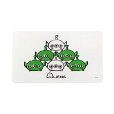 TSUM TSUM 珪藻土地墊 天然珪藻土 植物纖維 白色, 60 x 39 x 0.9cm, 堆疊三眼怪