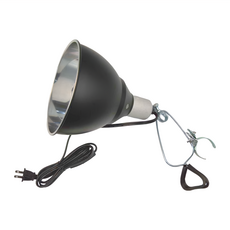 OTTO 建興水族 爬蟲夾燈 L型 7.5吋, 黑色, 1個