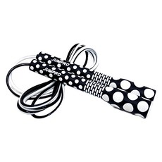 JUMPRO KSY 名牌跳繩，安全耐用材質 手感舒適輕量防滑，SY-100，點點圖案, 270cm, 黑色, 1條