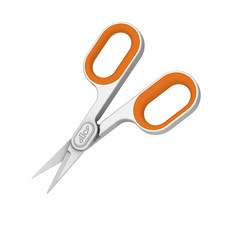 Slice 極細尖刃陶瓷剪刀，安全專利刀刃，雙手通用設計，耐用強化尼龍握把, 1支, Orange