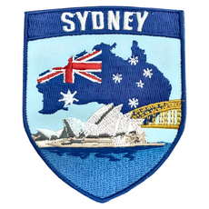 A-ONE 匯旺 地標造型刺繡 NO.171 澳洲 雪梨歌劇院 7.5x6cm, 彩色, 1個