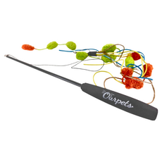 OurPets 三節式伸縮逗貓棒, 毛茸球線, 1支