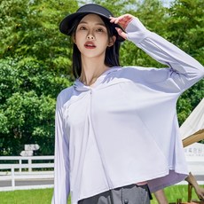 防曬涼感連帽外套, F, 葡萄紫