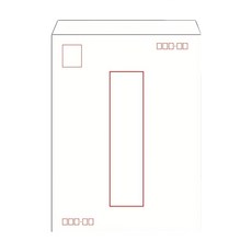 白牛皮標準信封, 白色, 50張