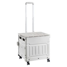 快樂小島 摺疊手推車 50L YN8813 灰色，輕鬆收納、省力搬運，居家生活好幫手, 1個