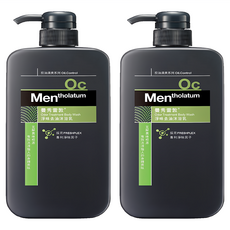 MENTHOLATUM 曼秀雷敦淨味去油沐浴乳, 添加竹炭成分, 有效瓦解異味根源, 650ml, 2瓶