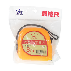Life 徠福 彩色 鋼捲尺 25mm, 8m, 12個