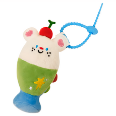 Vanwalk 出走 可愛毛絨食物吊飾 K350, 熊熊雪糕杯, 1個, 13cm