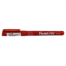 Pentel 細字環保油性筆 NM50, 紅色, 1盒