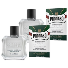 PRORASO 鬍後保養霜 清涼舒爽 100ml, 尤加利精油和薄荷醇, 2件