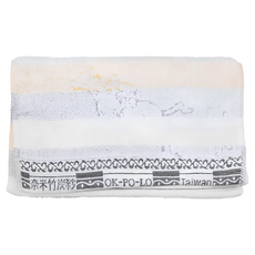 OK-PO-LO 好馬牌 奈米竹炭毛巾 12條裝, 台灣製造, 純棉家庭首選 33*76cm, 1組, 奈米竹炭