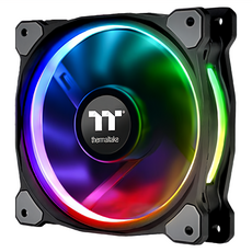 thermaltake 曜越 Riing Plus RGB 水冷排風扇 3顆風扇包裝 H12 RGB, 1組