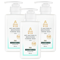 Mdmmd. 明洞國際 私密抑菌淨白露 涼感，含蔓越莓萃取物、紅石榴萃取，添加薄荷、茶樹精油, 400ml, 3瓶