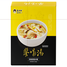 郭老師 杏鮑菇糙米蓮子雞湯, 600g, 1盒