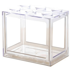 미미네아쿠아 블록 박스 미니어항 (투명) / 베타 마리모키우기, 1개