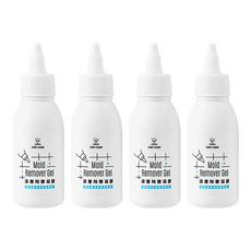 CHEF CLEAN 淨毒五郎 深層除黴凝膠 高黏著度 無香設計, 100g, 4瓶