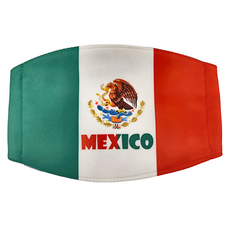 MI MI LEO 台灣製世界國旗口罩 500g, 20 x 11.5cm, 墨西哥國旗款