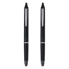 PILOT 百樂 FRIXION 按鍵魔擦筆, 霧黑, 2支