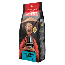 MR.VIET 早安越南咖啡粉, 250g, 堅果和黑可可口味, 1包, Ground