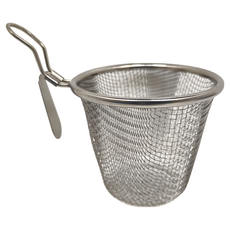 304不鏽鋼火鍋掛式過濾網 Set 3個 均勻受熱 交叉線條濾網設計, 1組