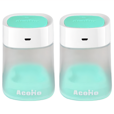 AcoMo USB紫外線2分鐘奶嘴個人消毒器，紫外線+臭氧，Micro USB供電，體積小方便攜帶, 藍綠色, PPS2-T, 2入