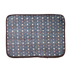 QIDINA 寵物雙面四季睡墊, 1個, 藏藍小星