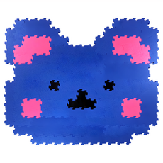 心樂家 EVA 迷你巧拼 Set 十二生肖系列 厚實軟彈 防護效果佳 吸音防震 易清潔 符合國家安全標準, 7.7 x 7.7 x 1.3cm, 鼠, 1組