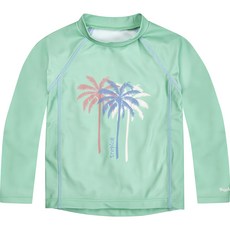playshoes 兒童抗UV長袖泳裝上衣-棕梠樹 舒適透氣 給孩子全方位的保護