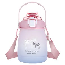 KU.KU Duckbill 酷咕鴨 彈蓋提把胖胖水壺, 櫻粉色, 1.2L, 1個