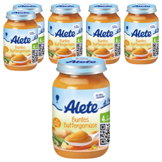 Alete 綜合奶油蔬菜, 190g, 6瓶