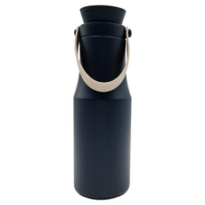 都會不鏽鋼保溫瓶, 470ml, 22.5x7x6cm, 藍色, 1個