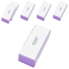 KONAD 四面拋光棉 指甲拋光打亮, 小, 6個