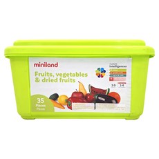 Miniland 蔬果百寶箱組 35件, 1組