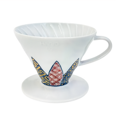 HARIO 好璃奧x橘吉 V60聯名濾杯, T-VDC-02-W-SZ, 1個