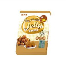 新東陽 茶梅凍 添加10%梅汁 台灣果品, 500g, 1盒