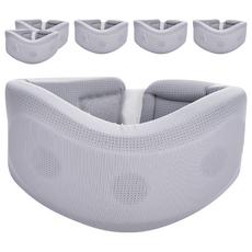 ARUKES 日本頸部支撐舒適帶 附可拆洗頸套 灰色 L 6個