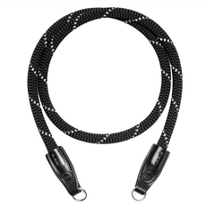 Leica 徠卡 Rope Strap 徠卡原廠背帶 126cm 黑色帶白點, 19632, 1個