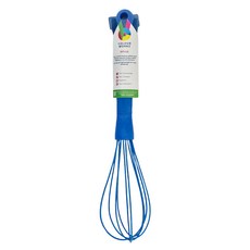 Colourworks 矽膠打蛋器 32cm, 藍色, 1個