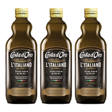 COSTA'DORO 高士達 義大利原裝進口100%義大利初榨橄欖油, 3瓶