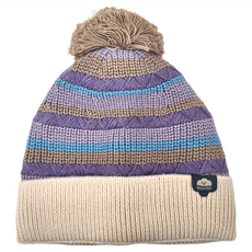 KOCOTREE 石墨烯親子條紋毛帽 - 100% 聚酯纖維, 兒童款M(50~54cm), 藤夢紫