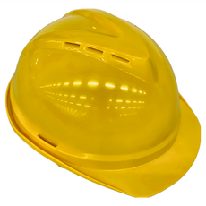 石頭牌 ABS 透氣工程帽 18型 JSV18 黃色, 29 x 24 x 19cm, 1個