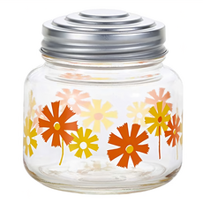 ADERIA GLASS 復古玻璃收納罐 愛麗絲, 375ml, 1個