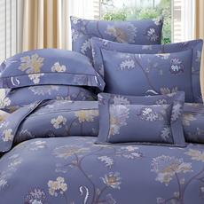 蒂沃莉 60支100%天絲雙人薄床包兩用被四件組