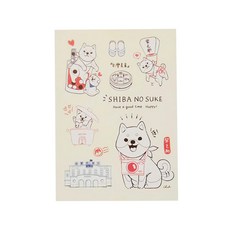 Sunny 三瑩文具 簡單小日常插畫明信片 Set, 柴犬遊台, 7個